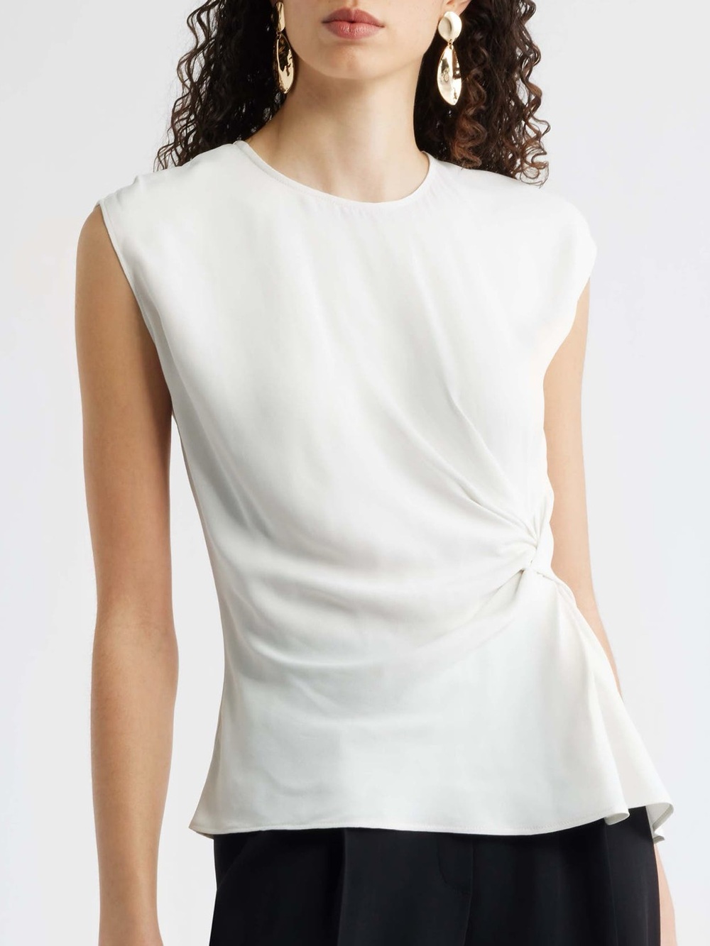 NORDSTROM Side Twist Top SZ L